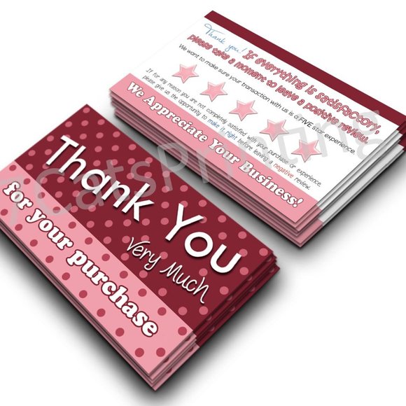 Poshmark Thank You Cards - Picture 2 of 7